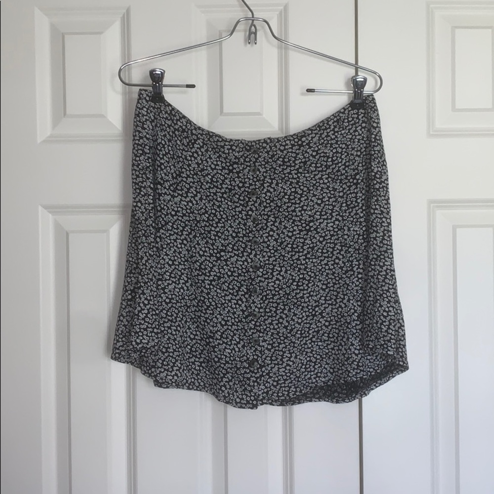 american eagle floral mini skirt